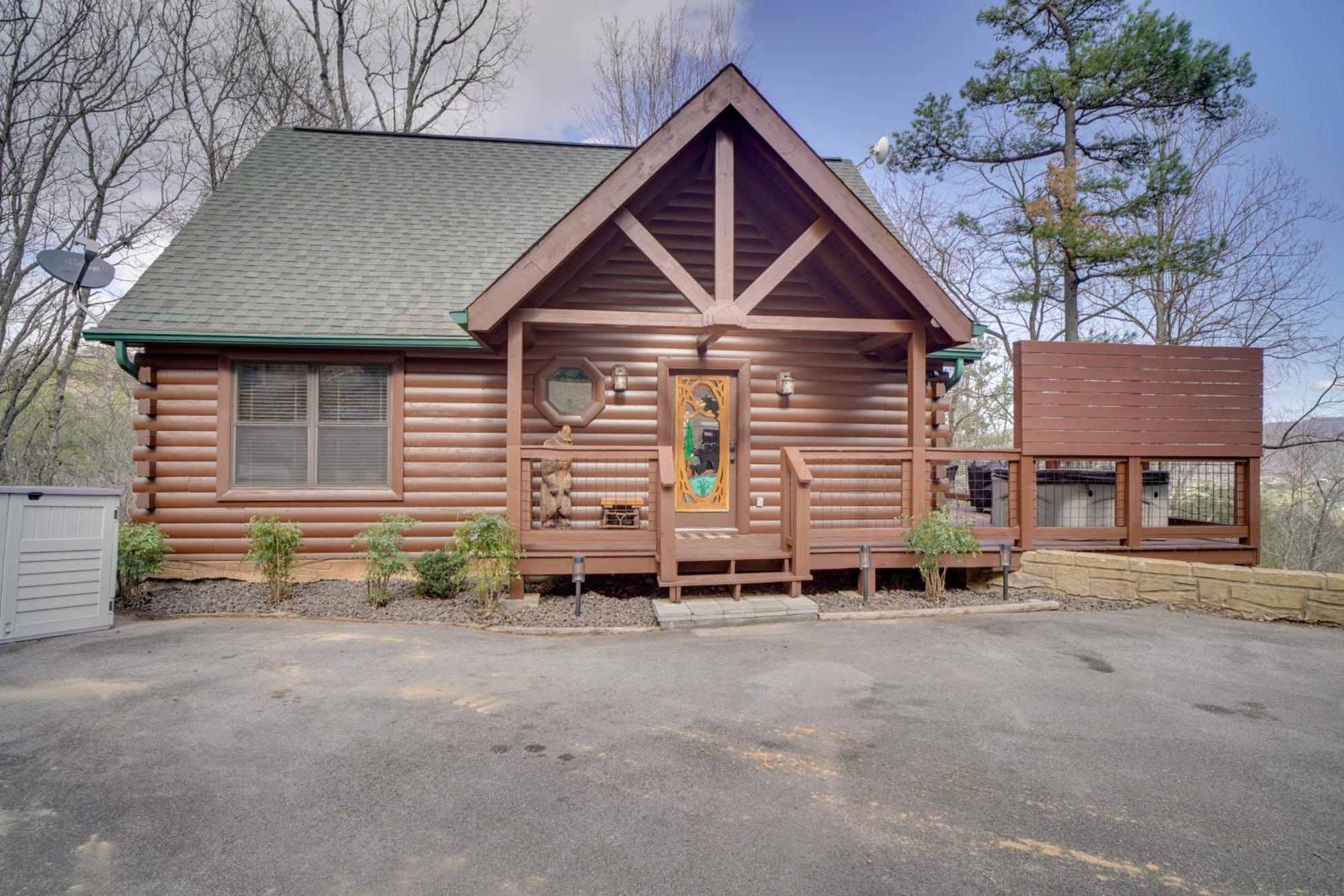 Hatcher Mtn Retreat Sevierville Cabin With Hot Tub! Экстерьер фото